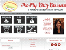 Tablet Screenshot of ittybittybookwormcurriculum.com